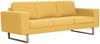 vidaXL 2-tlg. Sofagarnitur Stoff Gelb [276864] Bild 3