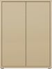 Forte ALICE SPRINGS Schuhschrank 70 80, modern-minimalistisch, 2-türig, Holzwerkstoff, Buttergelb, 74,5 cm breit x 99,1 cm hoch x 34,9 cm tief Bild 3