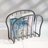 mDesign Zeitungshalter Zeitungskorb Zeitungsablage Organizer Metall Graphit Bild 2