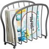 mDesign Zeitungshalter Zeitungskorb Zeitungsablage Organizer Metall Graphit Bild 3