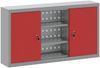 vidaXL Werkzeugschrank mit Regal Rot und Grau 100 x 20 x 55 cm 4103474 Bild 2
