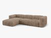 Micadoni Ecksofa Martina 3-Sitzer Links Kord Eichel Bild 2