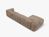 Micadoni Ecksofa Martina 3-Sitzer Links Kord Eichel Bild 4