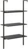 vidaXL Leiterregal mit 3 Böden Schwarz 64x35x120,5 cm 336381 Bild 5