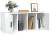 vidaXL TV-Schrank Hochglanz-Weiß 100 x 35 x 40 cm Holzwerkstoff [816802] Bild 4