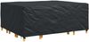 vidaXL Möbelbezug Uni Schwarz 250 x 210 x 70 cm 600D 4105821 Bild 3