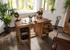 Schreibtisch Mango 140x80x76 natur lackiert RAILWAY #161 Bild 5