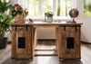 Schreibtisch Mango 140x80x76 natur lackiert RAILWAY #161 Bild 4