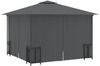 vidaXL Pavillon mit Seitenwänden & Doppeldach 3x3 m Anthrazit 318541 Bild 3