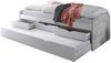 Bettgestell >Georgina< in Beton/weiß - 96x23,5x198cm (BxHxT) Bild 5