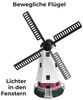Solar Windmühle mit LED Licht für außen | die besondere Solarleuchte für den Garten | automatische Ein- und Ausschaltung | ca. 53 cm Bild 2