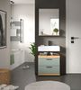 Xonox Scout Badkombination (B/H/T: 60x191x34 cm) in Salbei und Artisan Eiche Nachbildung Bild 2