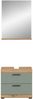 Xonox Scout Badkombination (B/H/T: 60x191x34 cm) in Salbei und Artisan Eiche Nachbildung Bild 4