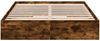 vidaXL Bettgestell mit Schubladen Räuchereiche 160x200cm Holzwerkstoff 3280647 Bild 4