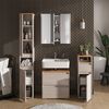 Badschrank Majest Cashmere/Artisan 30.2 x 191.5 cm mit 2 Türen Vicco Bild 5