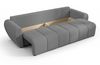 AX LIVING Malatya Big Sofa mit Schlaffunktion Schlafsofa Hellgrau 246 Bild 4