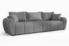 AX LIVING Malatya Big Sofa mit Schlaffunktion Schlafsofa Hellgrau 246 Bild 2