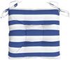 vidaXL Stuhlkissen 4Stk. Blau & Weiß Gestreift 50x50x7cm Oxford-Gewebe 361544 Bild 4