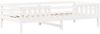 vidaXL Massivholzbett mit Dach Weiß 80x200 cm Kiefer 3282163 Bild 4