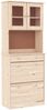 vidaXL Highboard ALTA 77x35x188 cm Massivholz Kiefer 3187777 Bild 2