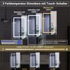 FUROKOY Badezimmerspiegelschrank Spiegelschrank Hängeschrank (Set, 1-St, Weißer Badezimmerschrank mit Spiegel) Wandschrank mit 1 Türen, 70 x 50 x 15 cm, Weiß Bild 2