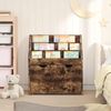 vidaXL Kinderregal Geräucherte Eiche 60 x 29,5 x 69 cm Holzwerkstoff 892394 Bild 4
