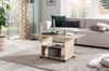 Design Couchtisch 95 x 51 x 54,5 cm Drehbar mit Rollen Bild 5