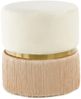 Hocker Rebecca 825 Elfenbein / Champagner / Gold Bild 4