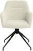 CLP Esszimmerstuhl Merlinda mit Teddystoff 360° drehbar mit Armlehnen,creme Bild 4
