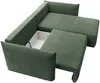 Vente-unique - CARISU Sofa Stoff Grün - B 167 cm x H 89 cm x L 245 cm Bild 4