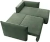 Vente-unique - CARISU Sofa Stoff Grün - B 167 cm x H 89 cm x L 245 cm Bild 3