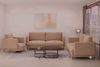 Sofa Designersofa HELMER 2-Sitzer Stoff Baloo Cappuccino Bild 2