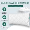 KNERST Kopfkissen Microfaser KomfortFlex Kopfkissen, Füllung: 100% Polyester, Seitschläfer, Rückenschläfer, Bauchschläfer, Reißverschluss für Füllung-waschbar-allergikerfreundlich,flauschig Bild 3