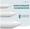 KNERST Kopfkissen Microfaser KomfortFlex Kopfkissen, Füllung: 100% Polyester, Seitschläfer, Rückenschläfer, Bauchschläfer, Reißverschluss für Füllung-waschbar-allergikerfreundlich,flauschig Bild 2