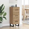 vidaXL Sideboard Artisan-Eiche 34,5 x 34 x 90 cm Holzwerkstoff 881586 Bild 4