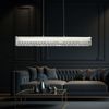 LED Hängeleuchte, Kristalle, Glas, Höhenverstellbar, L 78 cm Bild 5