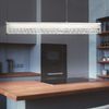 LED Hängeleuchte, Kristalle, Glas, Höhenverstellbar, L 78 cm Bild 2