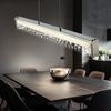 LED Hängeleuchte, Kristalle, Glas, Höhenverstellbar, L 78 cm Bild 4