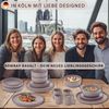 SÄNGER Steingut Schalen Bombay Basalt 4 teilig Bild 5