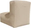 Vente-unique - NOUMARA Sessel StoffSamt Beige - B 95 cm x H 80 cm x L 70 cm Bild 4