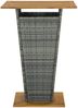 vidaXL Bartisch Grau 80x80x110 cm Poly Rattan und Massivholz Akazie 313466 Bild 2