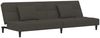 vidaXL Schlafsofa 2-Sitzer mit 2 Kissen Dunkelgrau Samt 375808 Bild 2