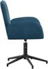 vidaXL Drehstühle 6 Stk. 54 x 55 x 90 cm Blau Samt (V) 3428346 Bild 4
