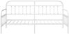 vidaXL Tagesbettrahmen Weiß 100 x 200 cm Pulverbeschichteter Stahl 42002647 Bild 5