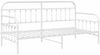vidaXL Tagesbettrahmen Weiß 100 x 200 cm Pulverbeschichteter Stahl 42002647 Bild 4