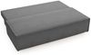 Sofa Designersofa AMANDA 3-Sitzer mit Schlaffunktion in Stoff Poso Grau Bild 4