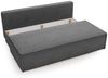 Sofa Designersofa AMANDA 3-Sitzer mit Schlaffunktion in Stoff Poso Grau Bild 3