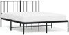 vidaXL Bettgestell mit Kopfteil Metall Schwarz 140x190 cm 352480 Bild 2