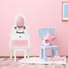 Relaxdays Kinder Schminktisch mit Hocker Bild 5