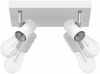 vidaXL Deckenstrahler mit Strahlern Weiß 26,5 x 26 x 11,5 cm Metall 4108186 Bild 3